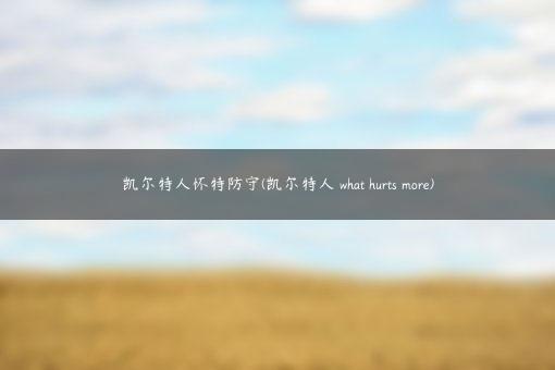 凯尔特人怀特防守(凯尔特人 what hurts more)