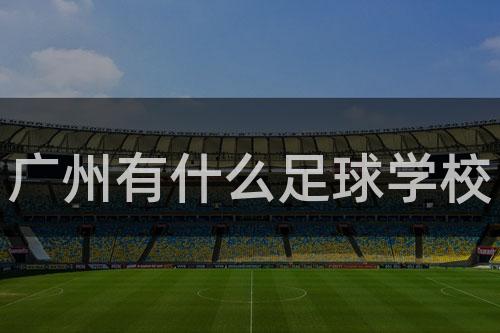 广州有什么足球学校